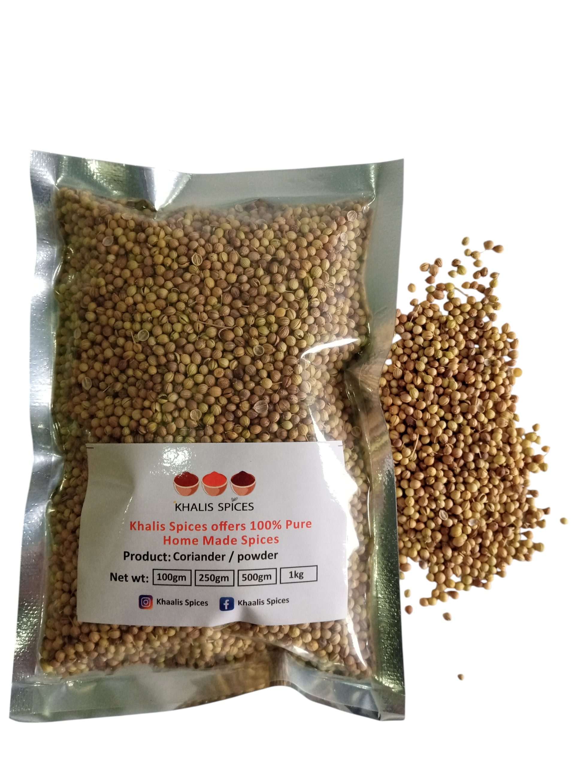 Dhania /Whole coriander.(100 Grams)